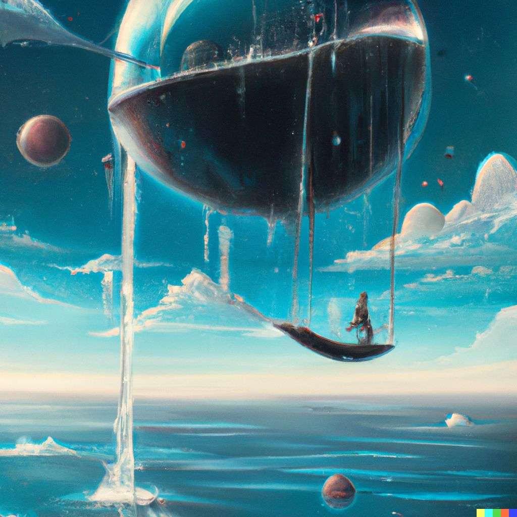 the discovery of gravity, by Stephan Martiniere